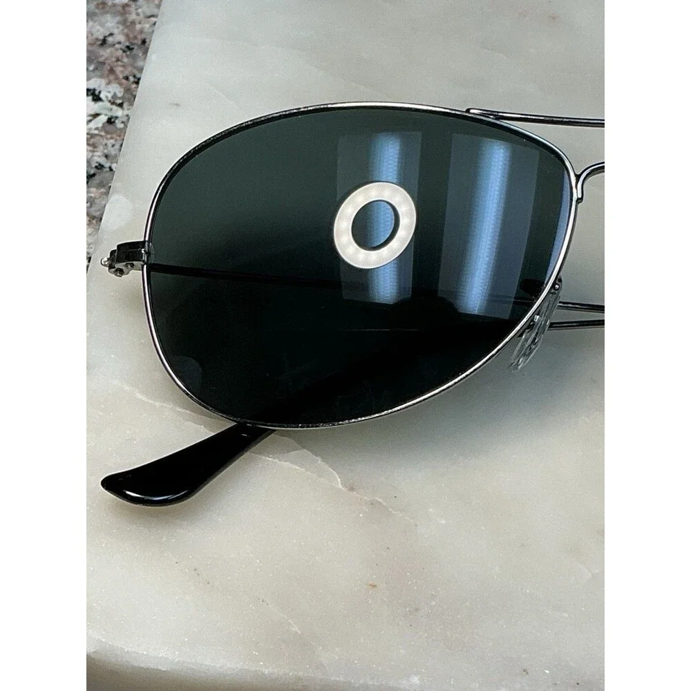 Ray-Ban RB 3362 Cockpit Sunglasses Gunmetal Frame w/ NEW Fuse G-15 Lenses& Case7
